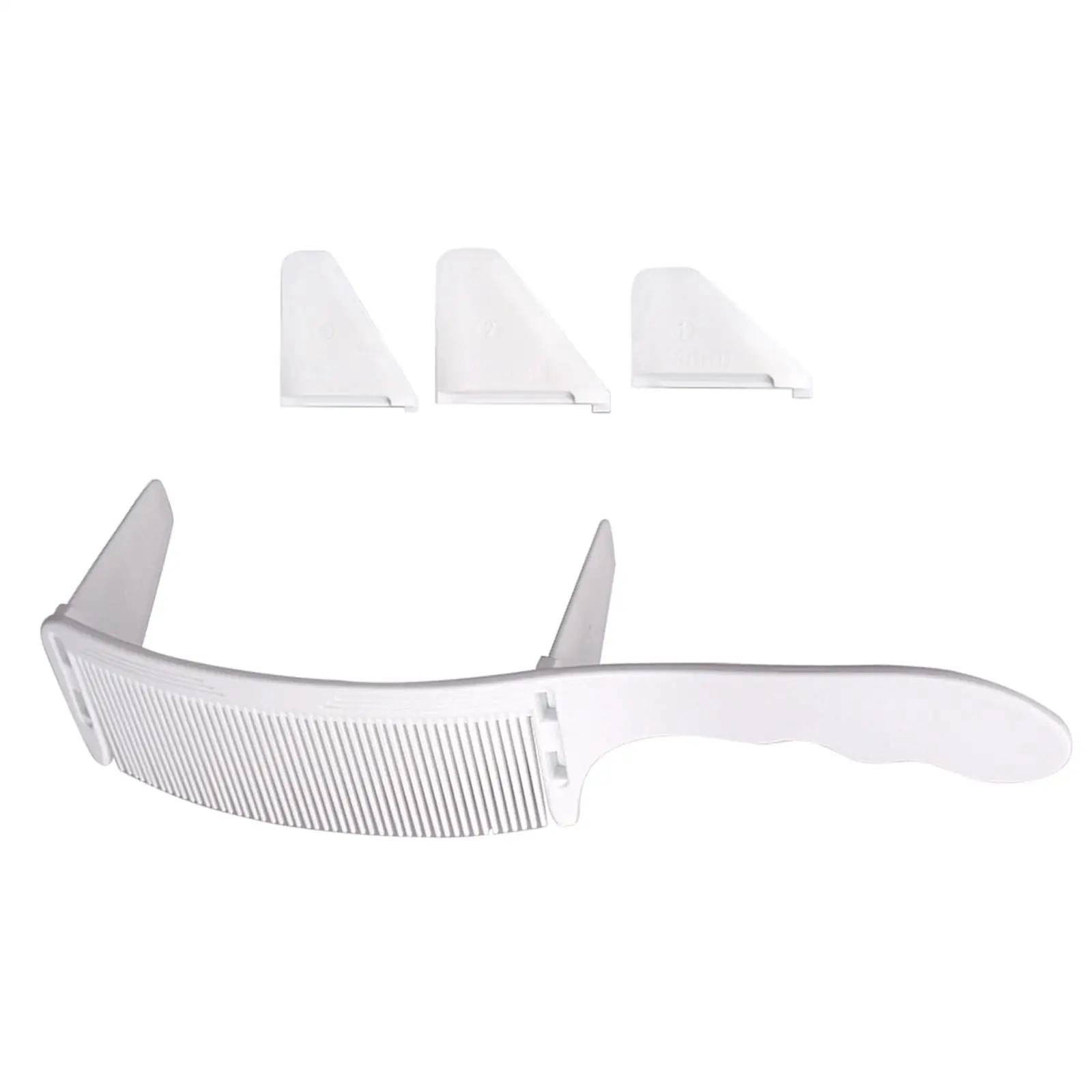 Hair Cutting Comb S Shaped Flat Top Comb Hairdressing Tool for Gradient Home