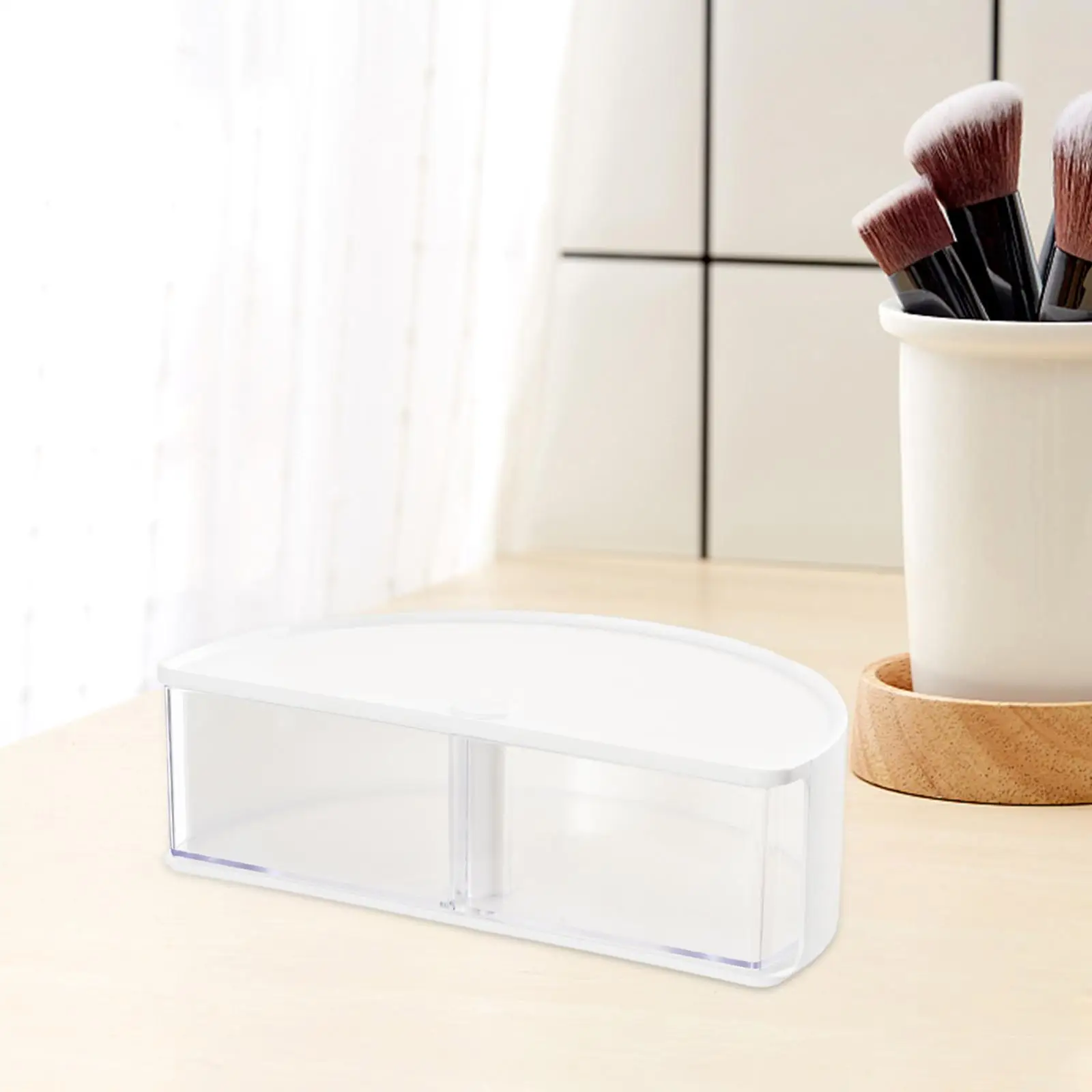Makeup Organizer Large Capacity Multifunctional Skincare Holder Cosmetic Display Case for Desk Bedroom Counter Bathroom Dresser