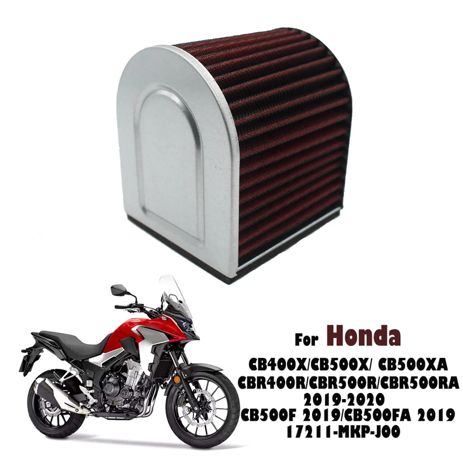 Motorcycle Intake Cleaner 17211-Mkp-J00 Accessories Motorcycle Parts Air Filters Fits for Honda CBR500RA CB500F CB 500F CBR400R