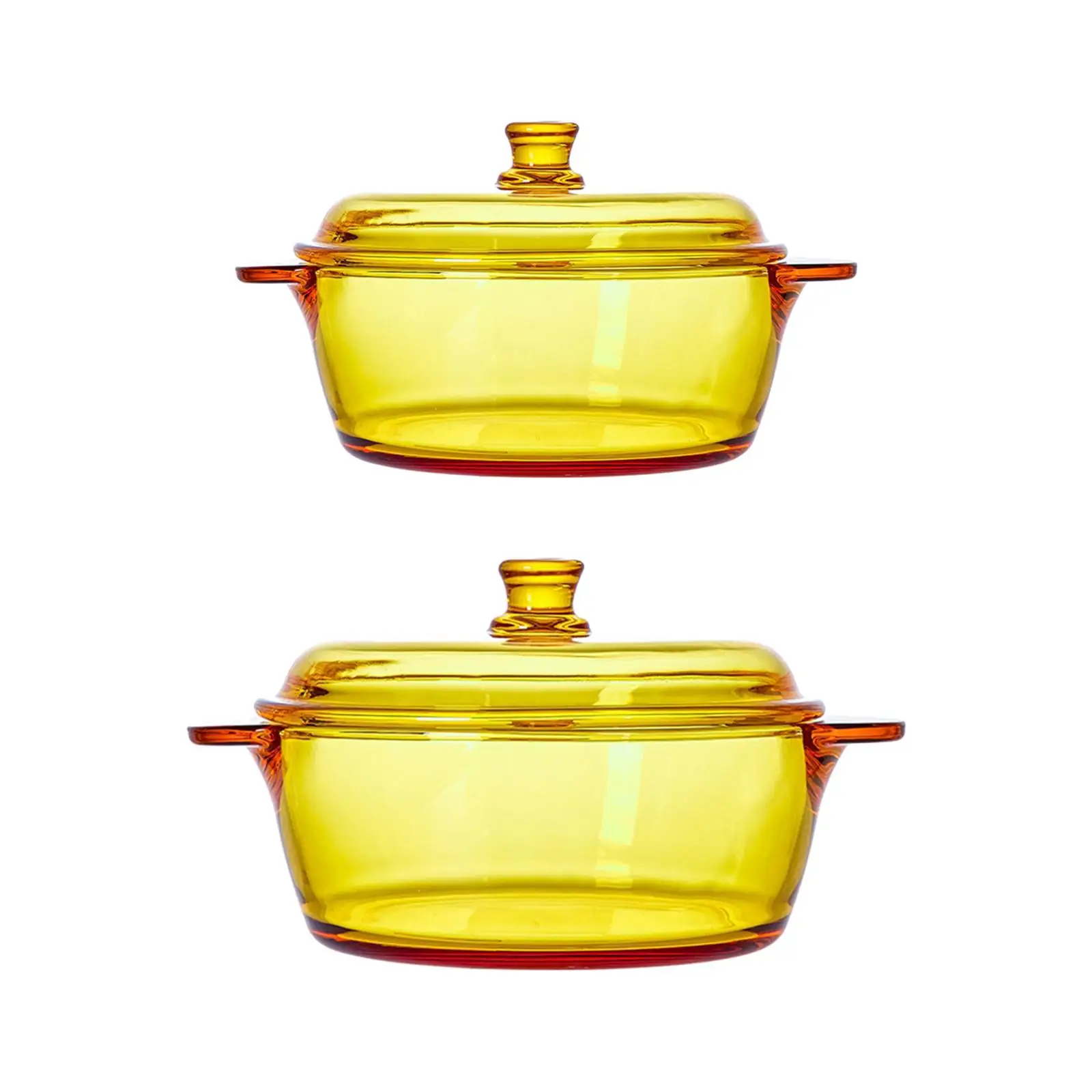 Glass Casserole Dish with Lid Handle Fridge Portable Serving Bowl Multipurpose Oven Glass Bowl for Egg Cereal Pasta Sauces