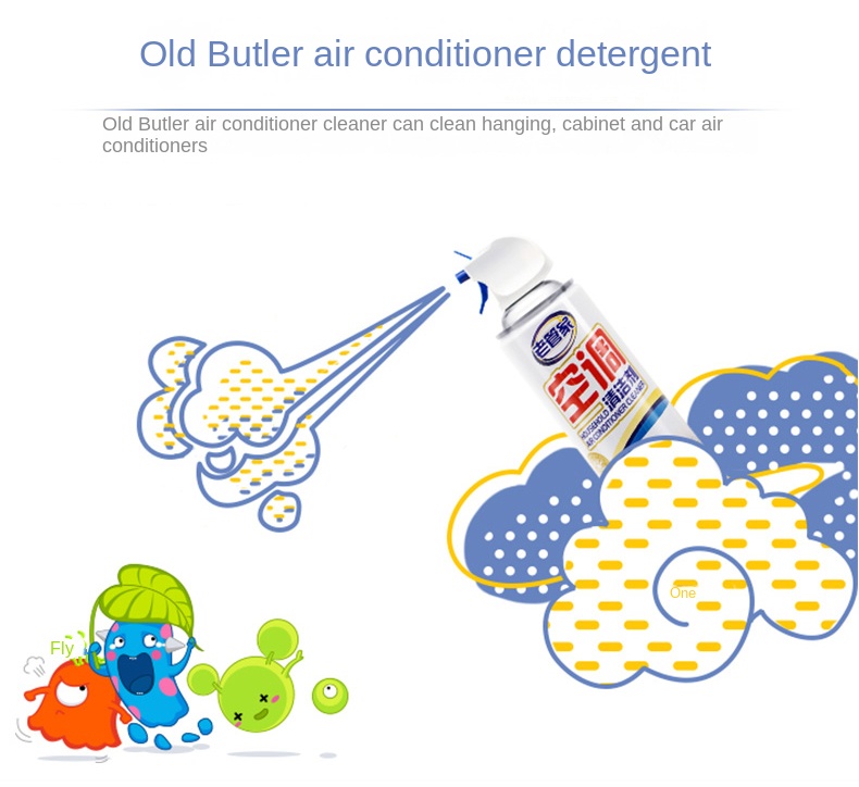 Air conditioner foam cleaner