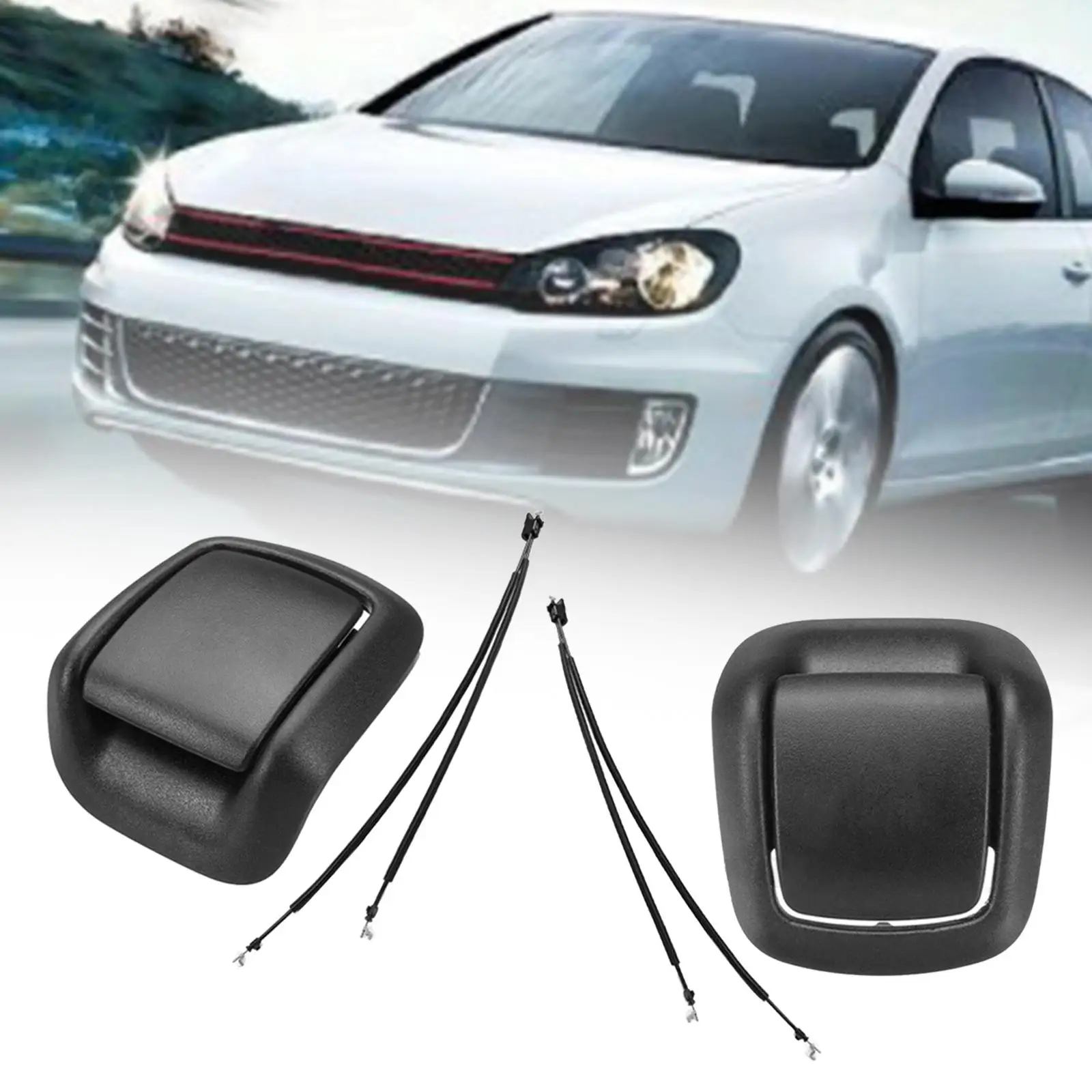 Sturdy Seat Tilt handle Cable Seat Adjustment Handle Cap Replaces Easy Installation for Fiesta MK6 3 Door Assembly