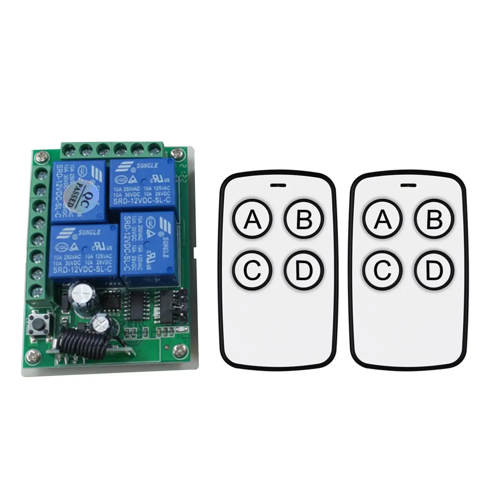 Controller Switch 4 Remote Control Switch for Lights Cars Truck Tailgate