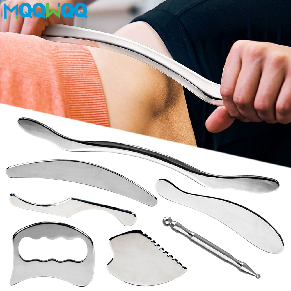 Best of Stainless Steel Gua Sha Scraping SPA Muscle Release Fascia Massage Tools IASTM Soft Tissue Fitness Physical Therapy Massager Reviews & Tips