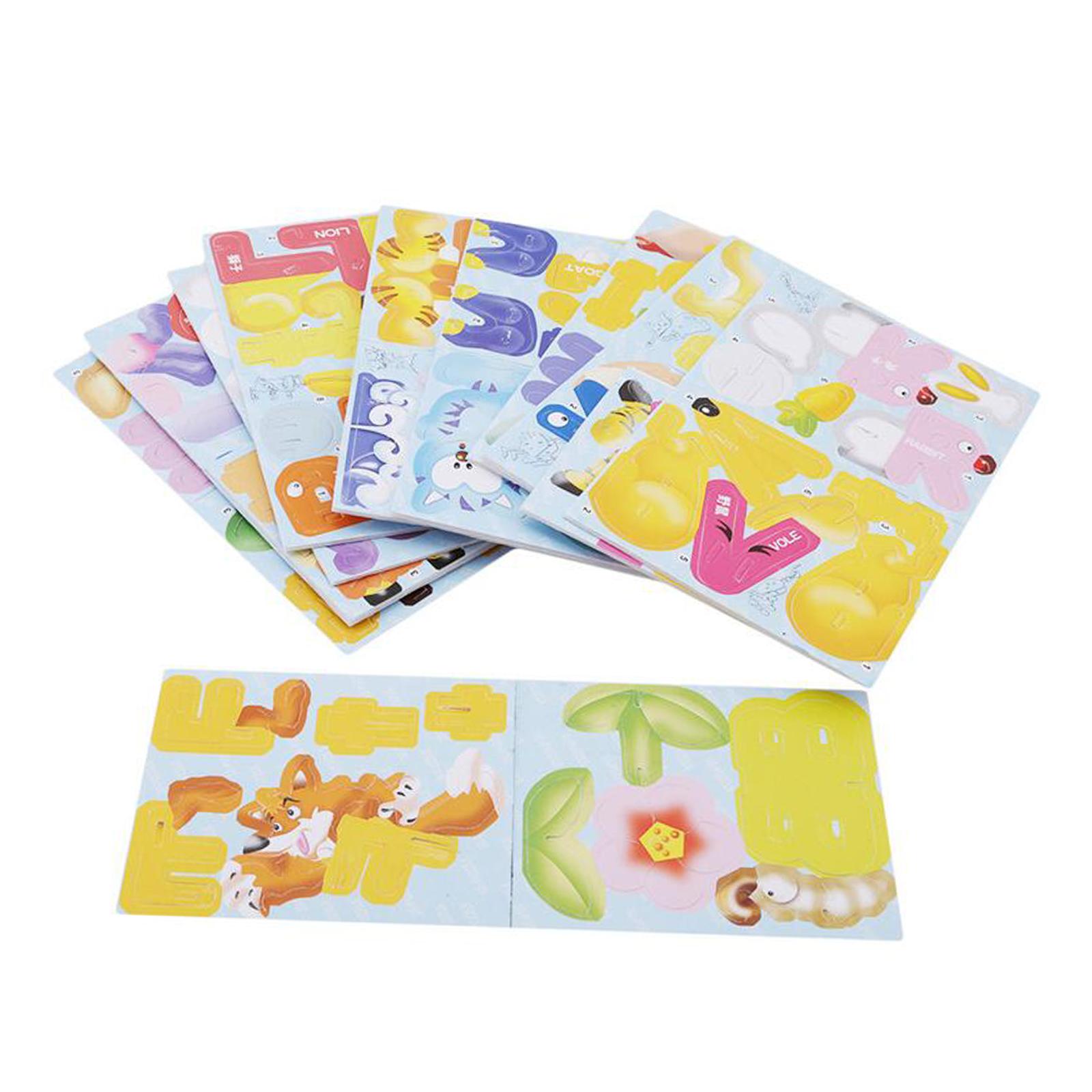 English Alphabet Cards Recognition Games Age 3 4 5 Years Reading for Baby
