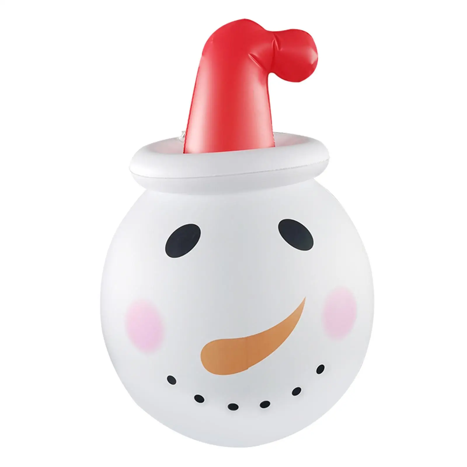 Christmas Inflatable Snowman Ornament Art for Xmas Party Cafe Restaurant