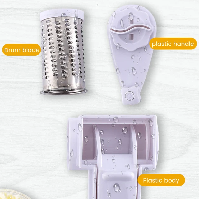 OFFSCH Kitchen Grater Cucumber Shredder Handle Cheese Graters Cheese  Grating Tool Manual Cheese Grater Home Accessory Fruit Slicer Restaurant  Cheese