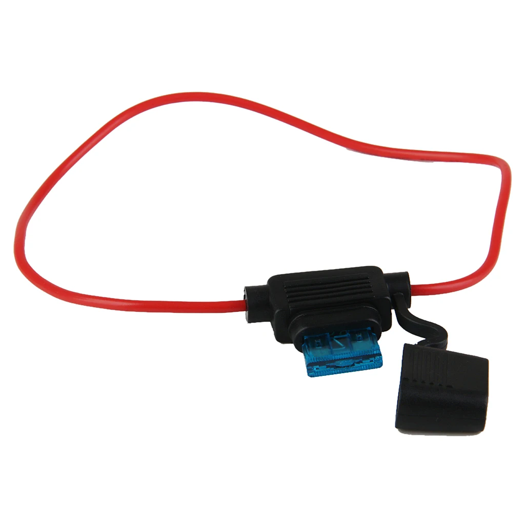 In Line Standard  Fuse Holder For 12V / 15A Fuses Car Auto Bike