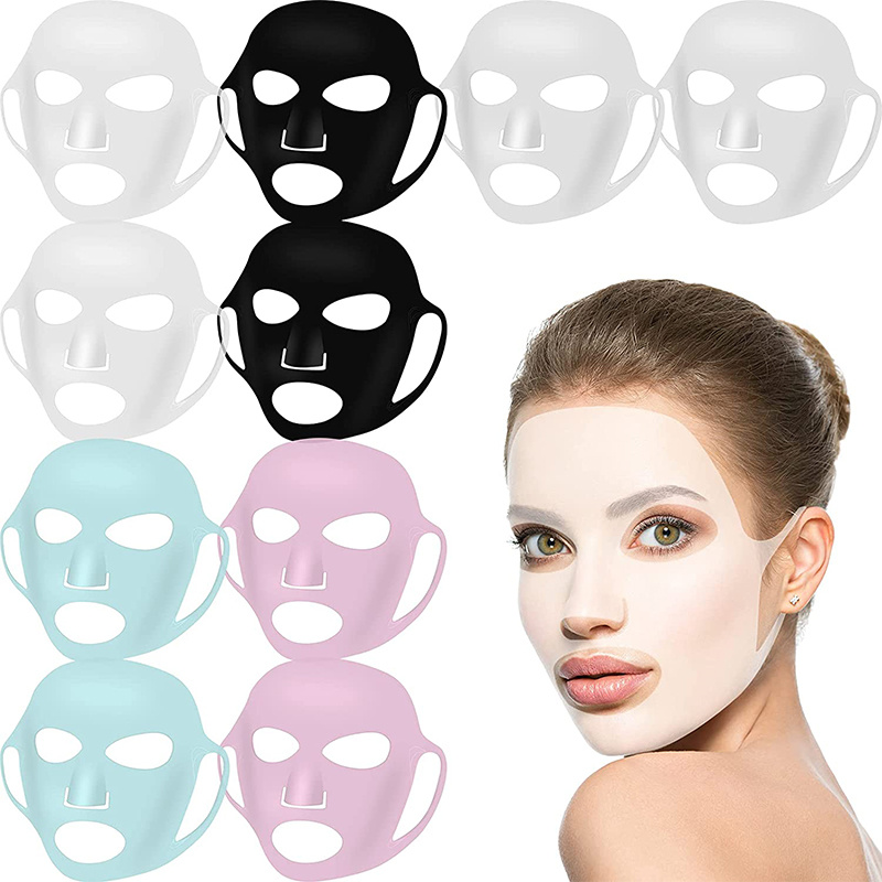 Best of 1Pcs Silicone Face Masks Moisturizing Reusable Travel Holder Sheet Masks Cover Prevent Evaporation Beauty Skin Care Facial Masks Reviews & Tips