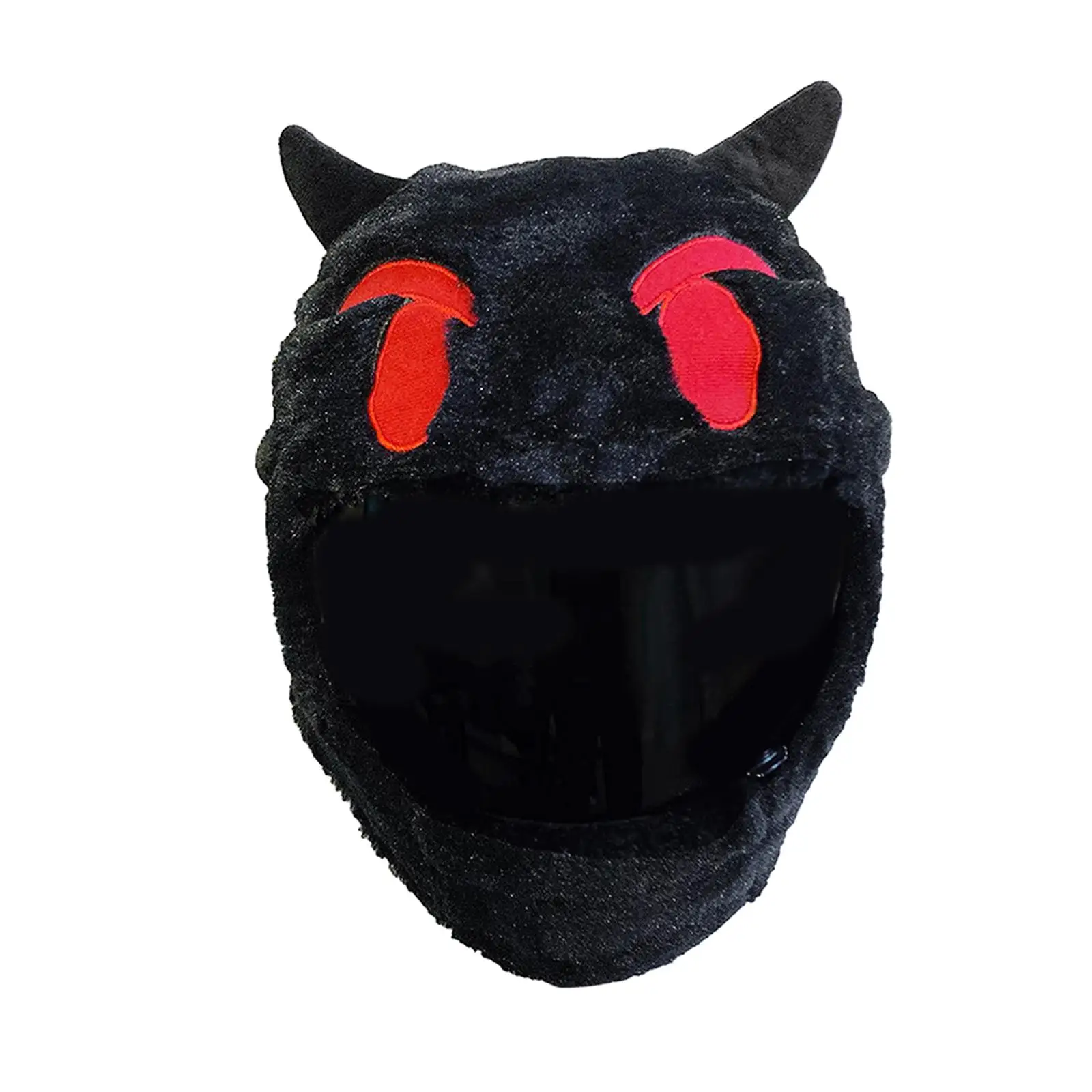Devil Motorcycle Helmet Cover Cute Creative Gifts Easy to Install Motorbike Ski Accessories Full Face Helmet Protective Cover