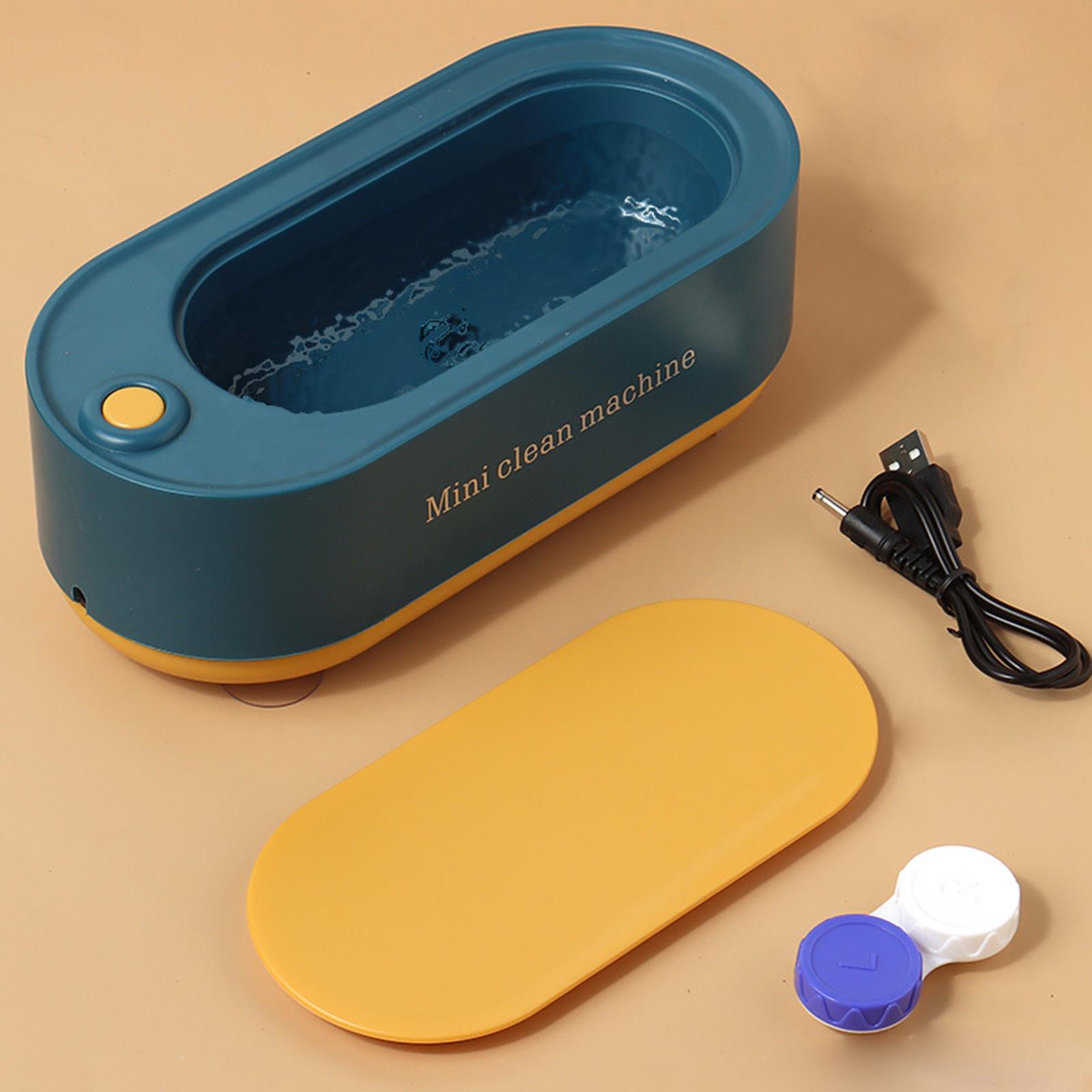 Ultrasonic Cleaner Home High Efficient Deep Cleaning Glasses Cleaning Machine for Coins Razors Rings Necklace Glasses Dentures