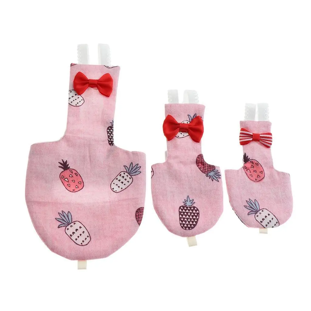 Adjustable Washable and Reusable Pocket Diapers for Bird Cockatiels Budgie