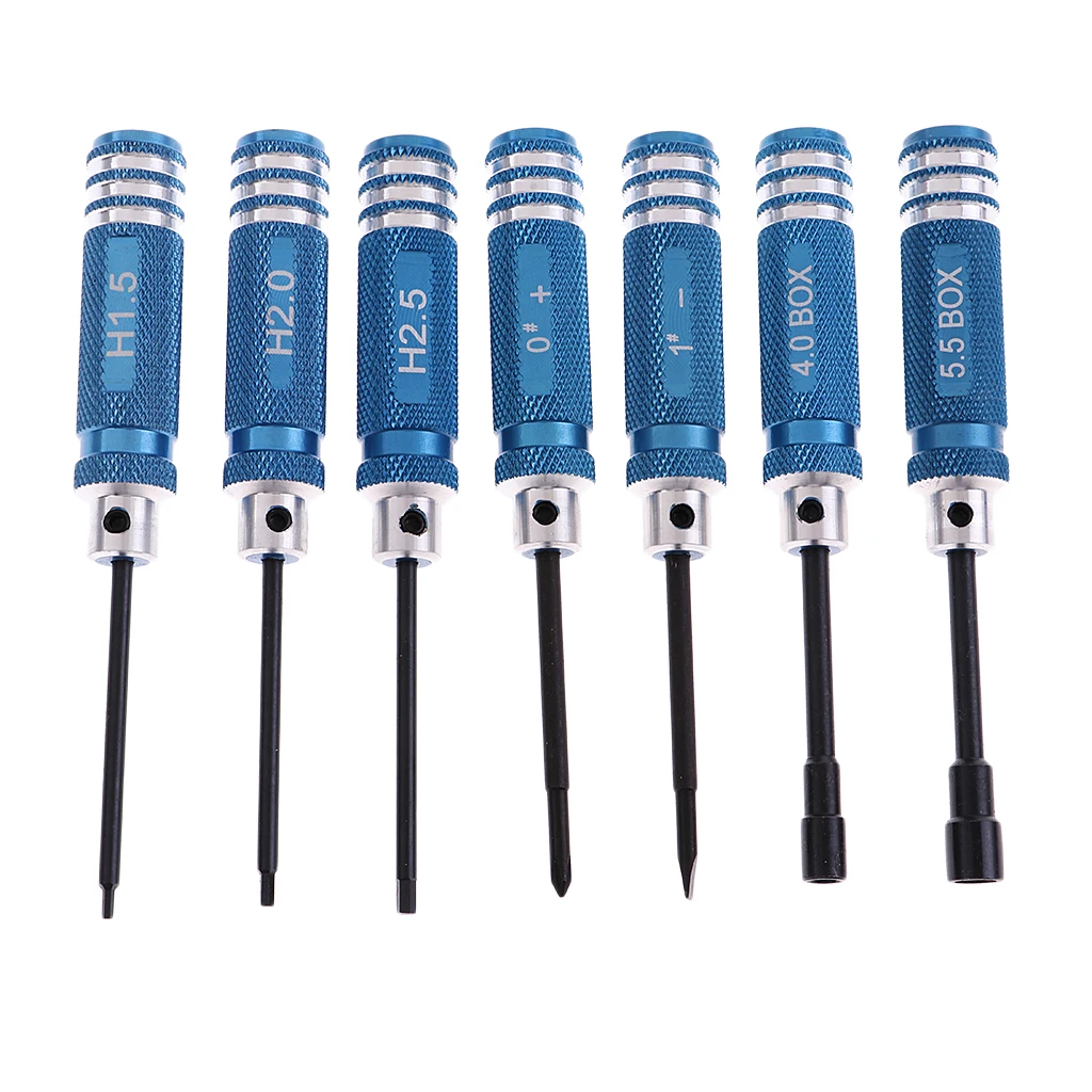 7 Pieces Repair Tools  ScrewDrivers Hexagon Screw Driver 11.2 to Carry