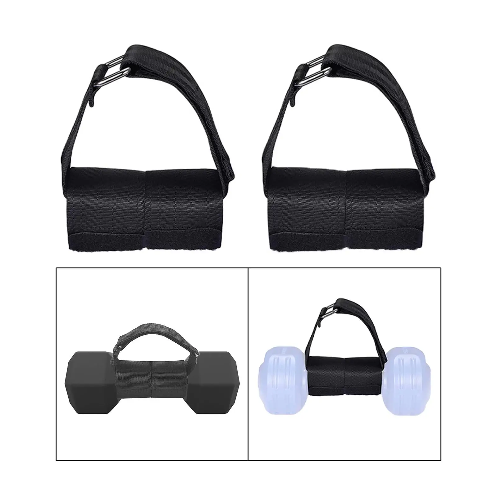 2 Pieces Adjustable Weight Dumbbell Ankle Straps Men Women Dumbbell Shoes Attachment for Home Strength Training Workout