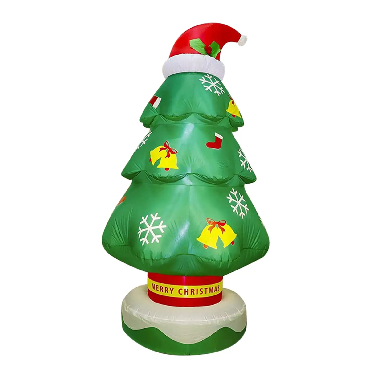 2.1Meters Inflatable Christmas Tree Inflatable Christmas Decoration Luminous Tree for Lawn Holiday Garden Outdoor Party Decor