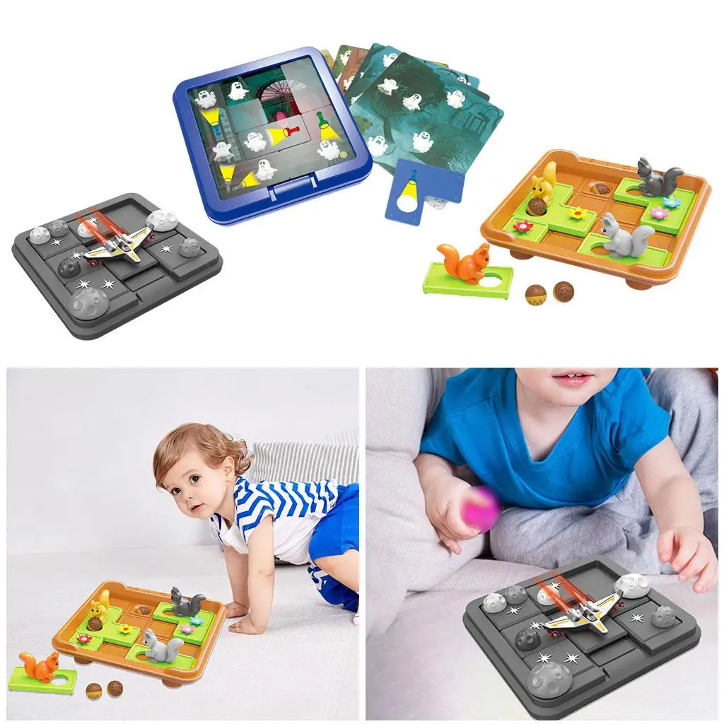 Montessori Family Tabletop Logical Game Thinking Brain Toy for Age 3 and Up