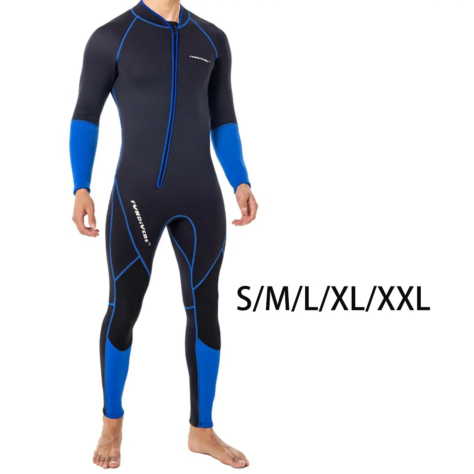 Neoprene Wetsuit Long Sleeved Split Scuba Diving Suit Fullsuit for Surfing