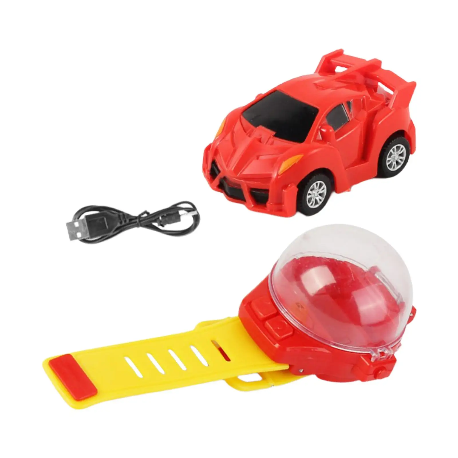 Cute Toy Children`s Watch Remote Control Toy Car Model Toy Car Birthday Present Watch Modeling Ingenious Toy