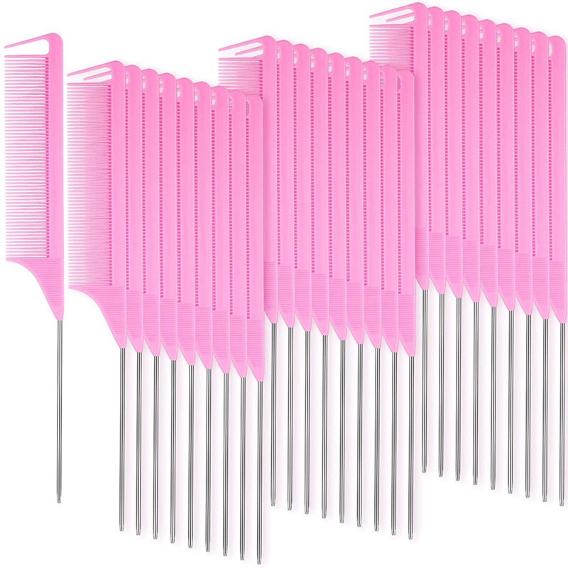 Best of 30 Pieces Pintail Comb Rat Tail Comb Hairdressing Styling Comb Teasing Comb Parting Sectioning Comb Anti-Static Heat Resistant Reviews & Tips