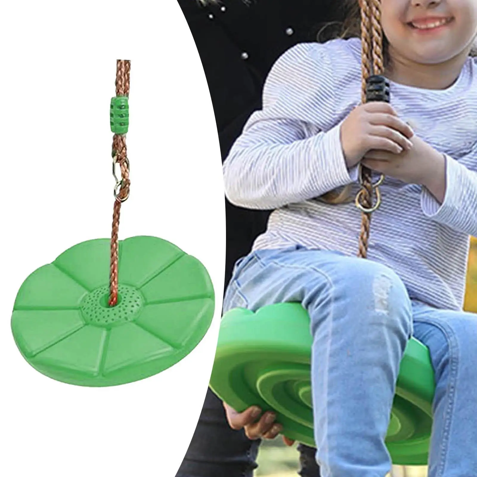 Climbing Rope  Loading 150kg  platforms Kids Disc Swings Seat for Playset Tree House Daily Exercise Outdoor Playground