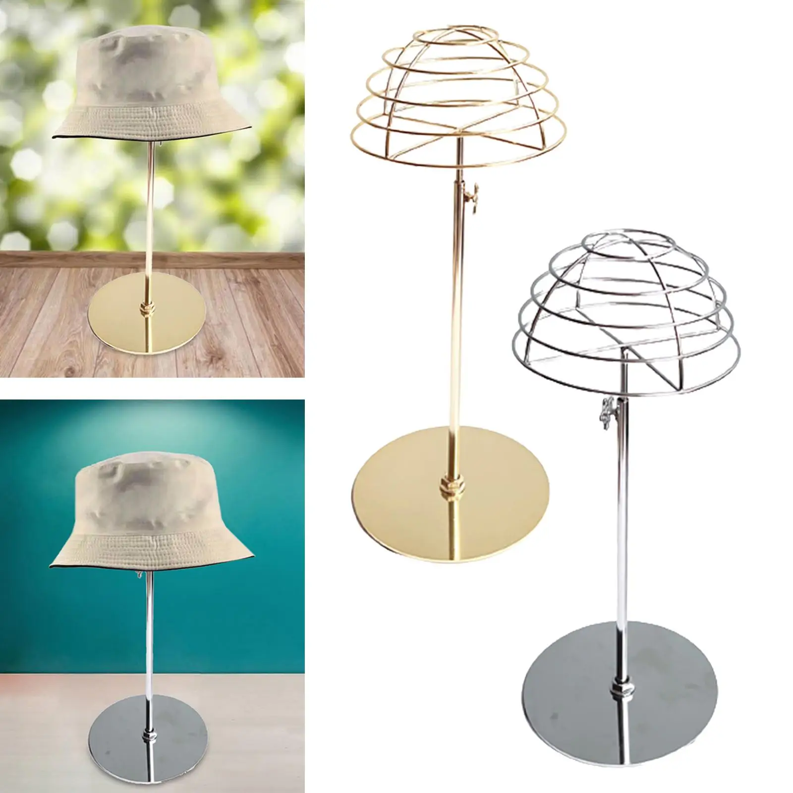 Hat Display Stand Tabletop Portable Durable Stable Hat Holder for Decoration Home Use