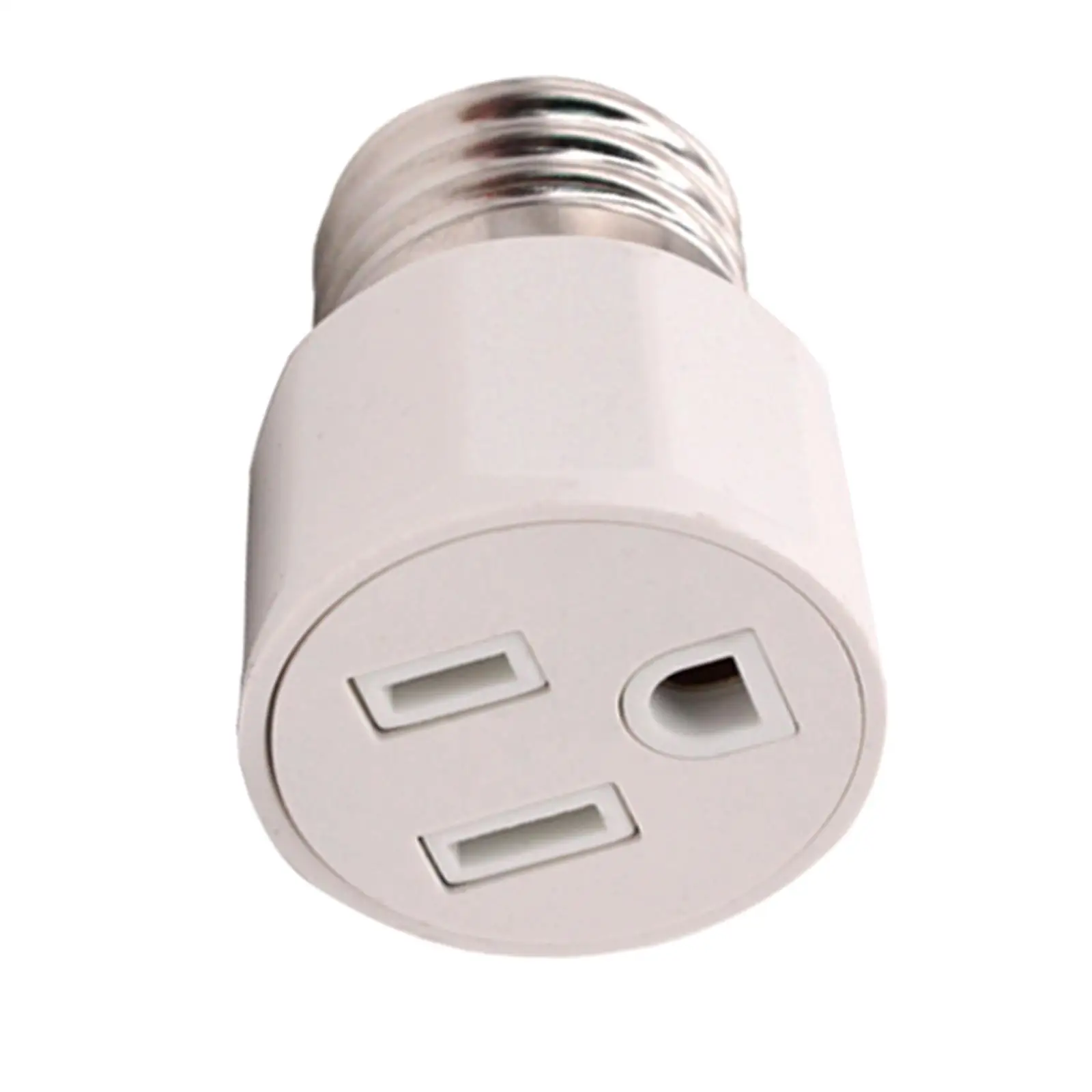 Light Bulb Socket Adapter Light Bulb Plug Adapter Outlet for Garage Indoor Outdoor