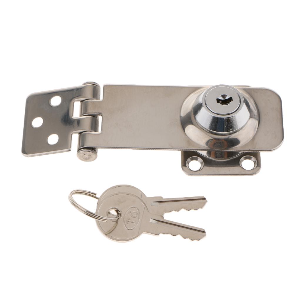 Boat Marine Stainless Door Lock Lockable Hasp  Lock