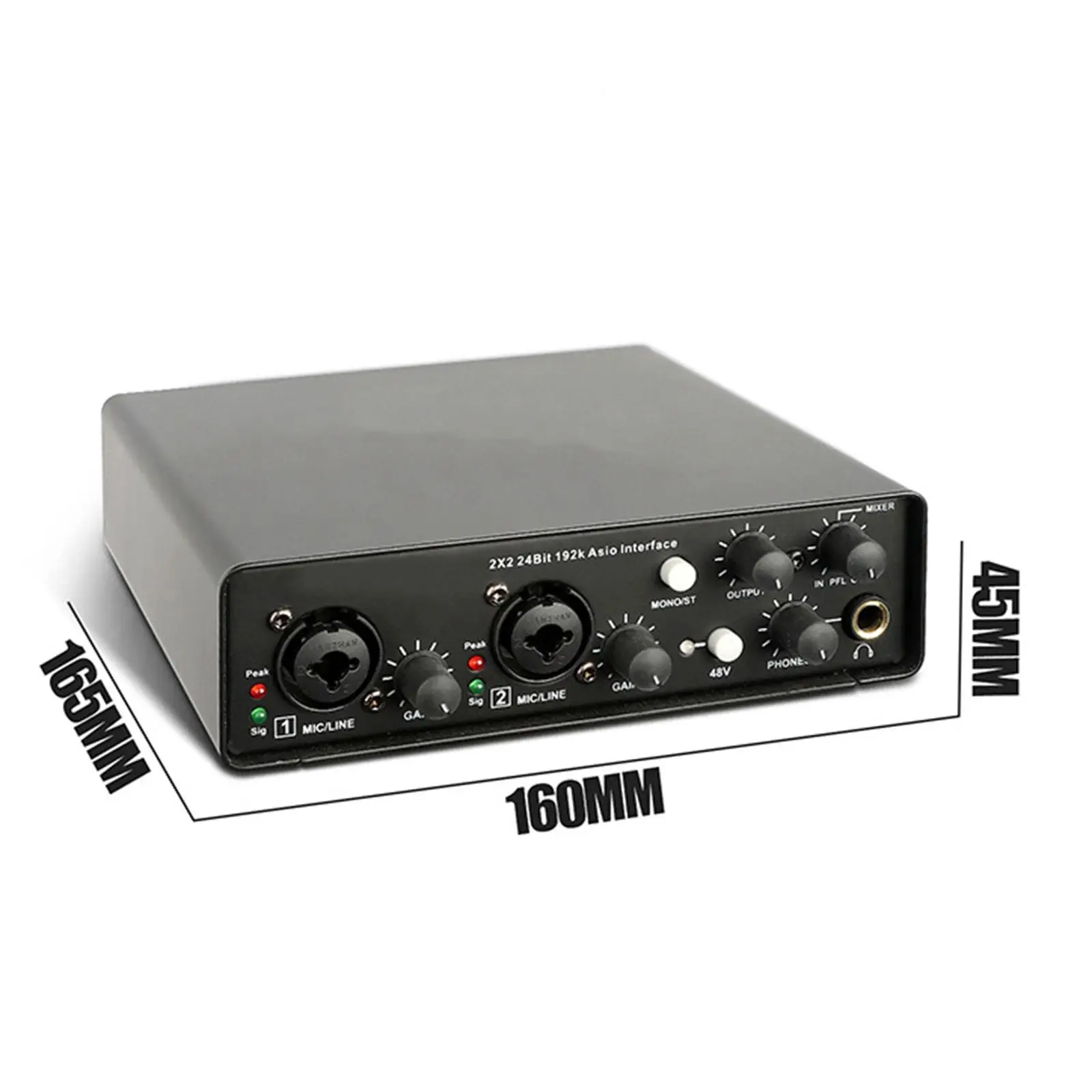 Sound Card Podcast Equipment Bundle for XLR/TSR/Ports Recording Guitarist