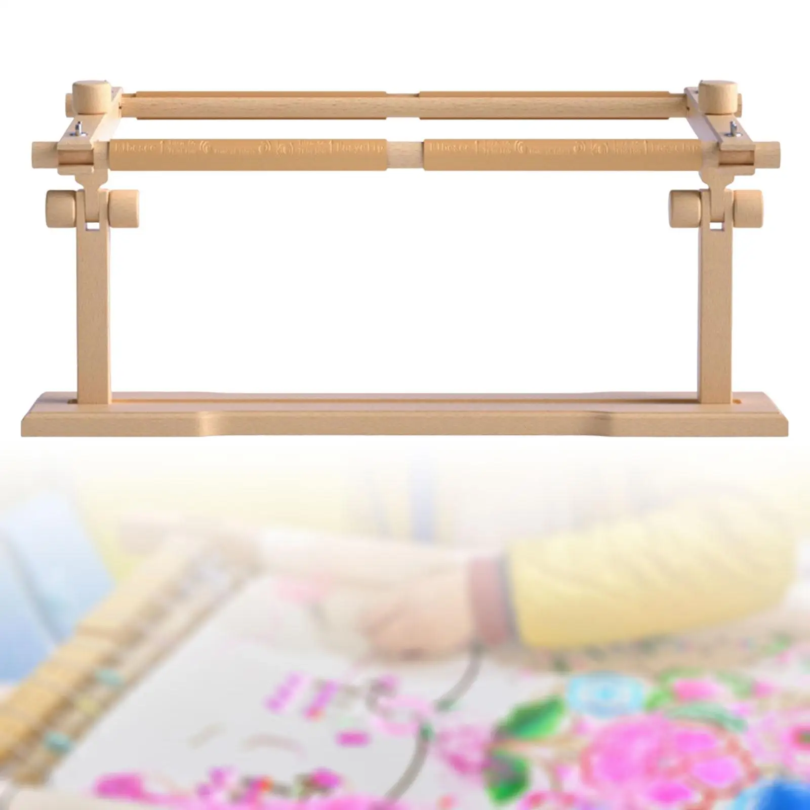 Cross Stitch Stand Rotating for Stitching Sewing Craft Embroidery Frame Stand Quilt Frame Stand Table Top Needlework Stand