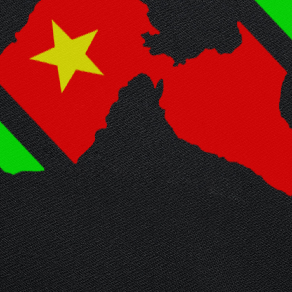 Guadeloupe In Rot Gelb Und Grün T Shirts Baumwolle Streetwear Kurzarm Geburtstag Geschenke Sommer Stil T-shirt Herren Kleidung – Detail 5