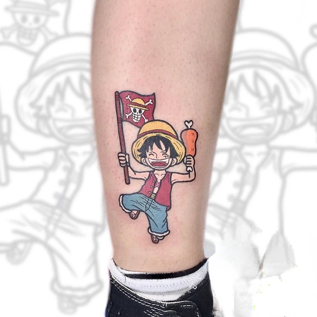 Luffy - Beauty and the Beast Tattoo