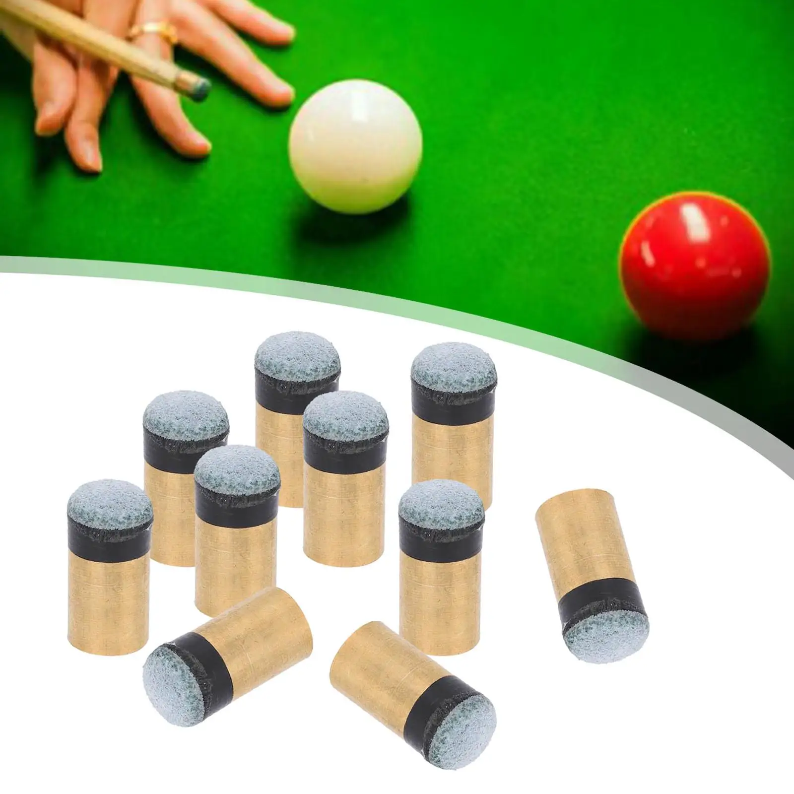 Snooker Billiard Plastic Pool Cue Tip Clamp for Tip Glue on Fastener Gut 