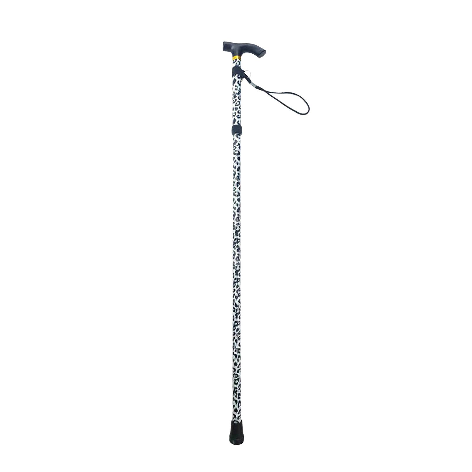 Trekking Poles Adjustable Anti Shock Collapsible Lightweight Hiking Pole Walking Pole for Elderly Old Man Hiking Camping Walking