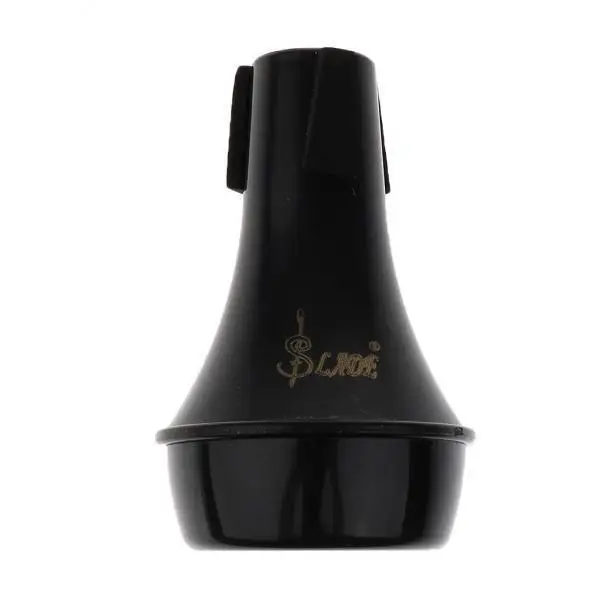 2x Mini Silent Mute Mute Straight Practical Black for Trumpet