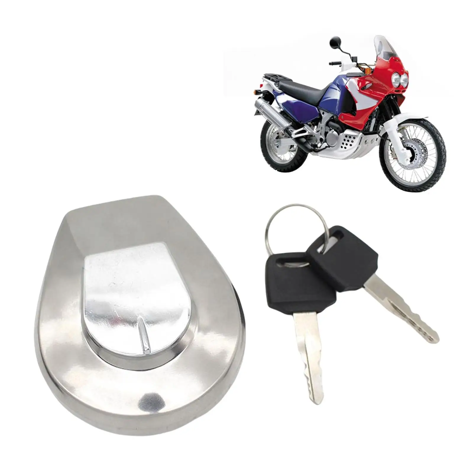 Motorcycle Oil Fuel Tank Gas Cap Cover with 2 Keys for  Vf750C CB550SC GL1500C VT700C CX650C