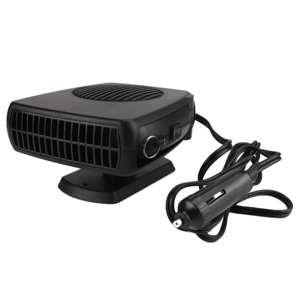 2 in 1 Portable Car Heater or Fan 150W Fast Heating & Cooling Car Defogger Car Defroster