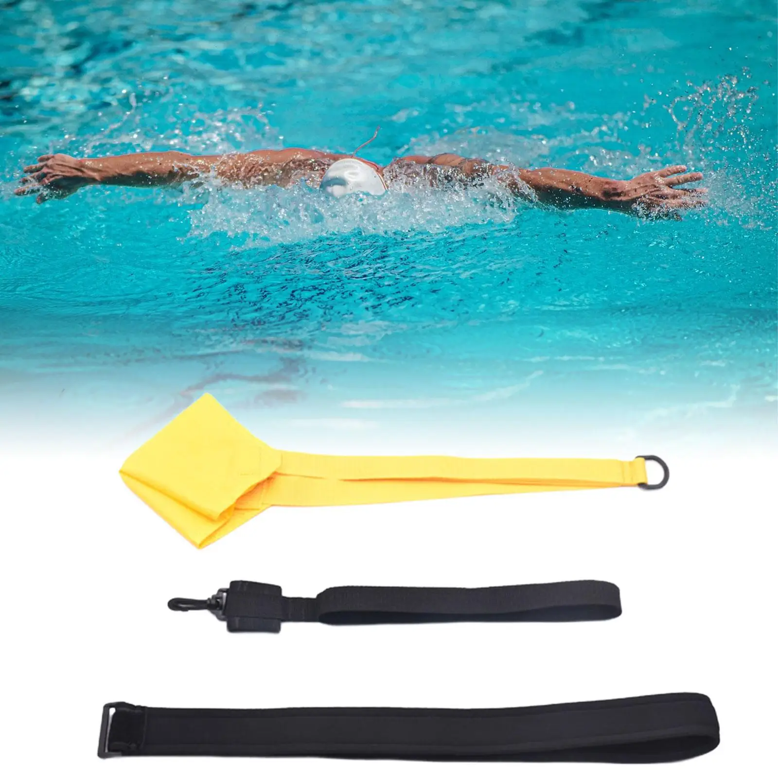 Swimming Resistance Parachute Tool Swimming Parachute Exerciser for Adults