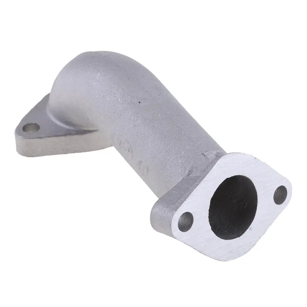 22mm Motorcycle Intake Manifolds Center Hole Curved Pipe for Atv