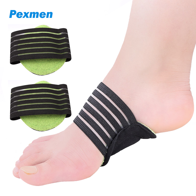 Best of Pexmen 2Pcs Arch Support Brace Compression Cushioned Plantar Fasciitis Sleeves For Pain Relief & Sore Flat Feet Heel Spurs Reviews & Tips