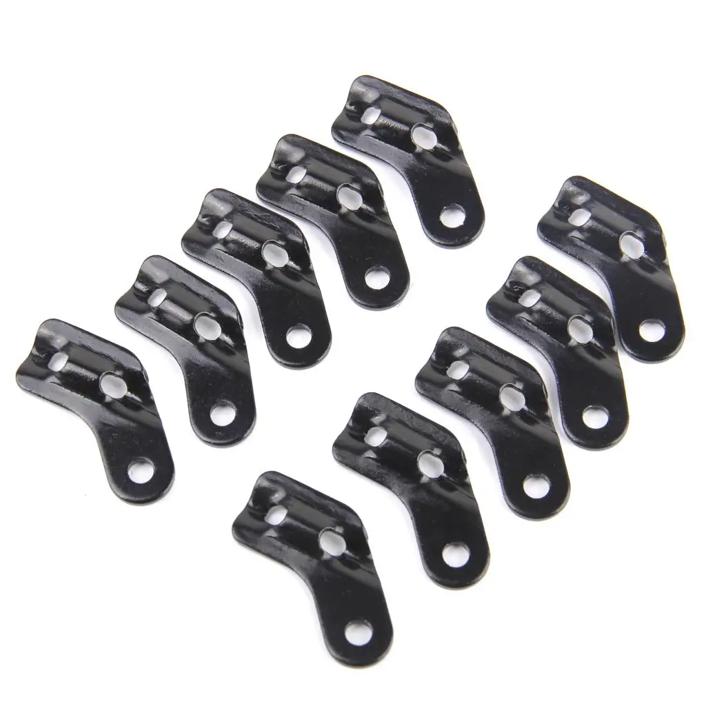 10pcs Aluminum Tent s Tensioners,  Guyline Adjusters with 3 Holes, for Camping Hiking Travel