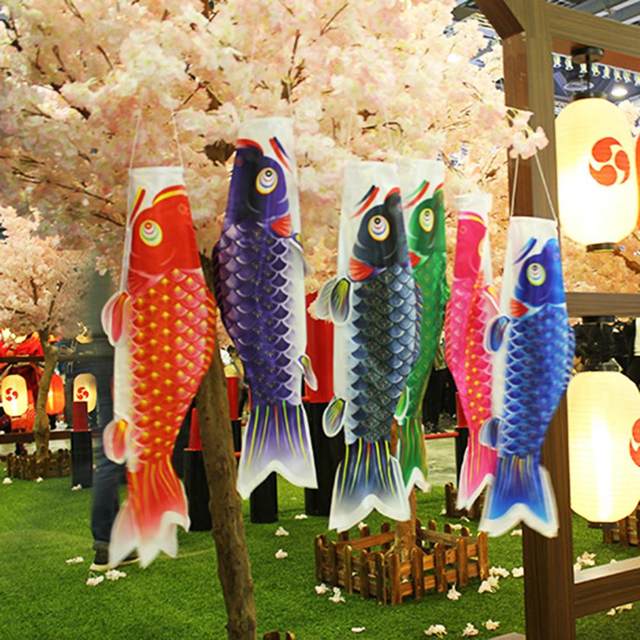 Carp Windsock Japanese S  Koinobori  - Colorful Outdoor Fish Kite Decor For Garden Events 974857