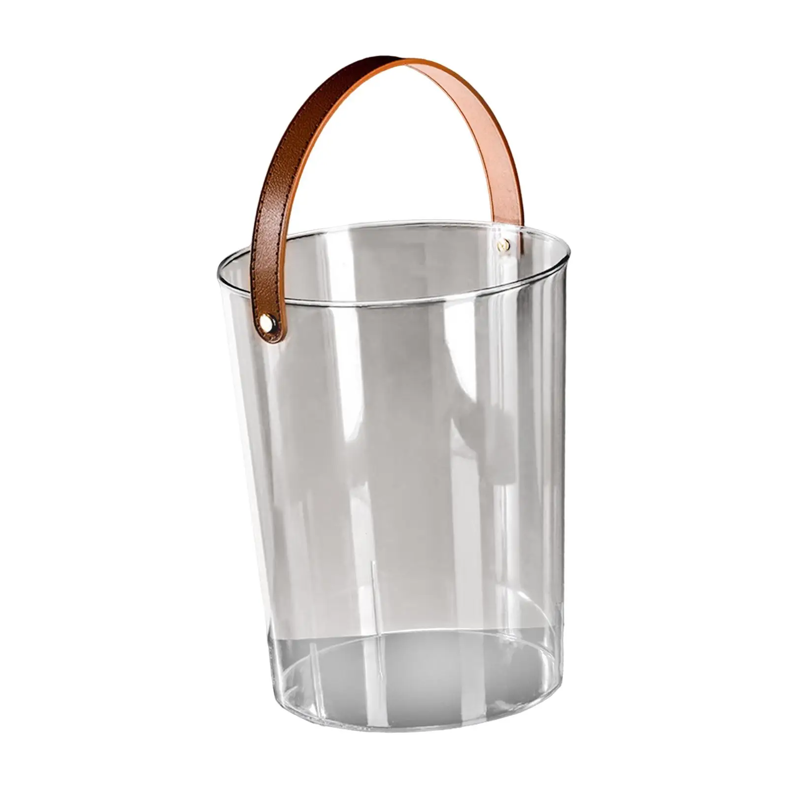 Ice Bucket Large Capacity Easy to Carry Durable Drink Tub Clear for Cocktail Parties Home Champagne Bottles KTV Clubs