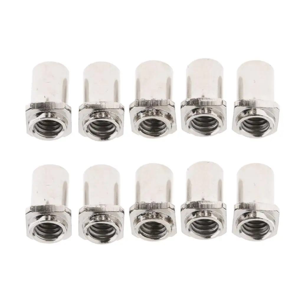 10pcs  Nuts for Tom Lug Durable Thread Nuts for Tom Floor Drum 