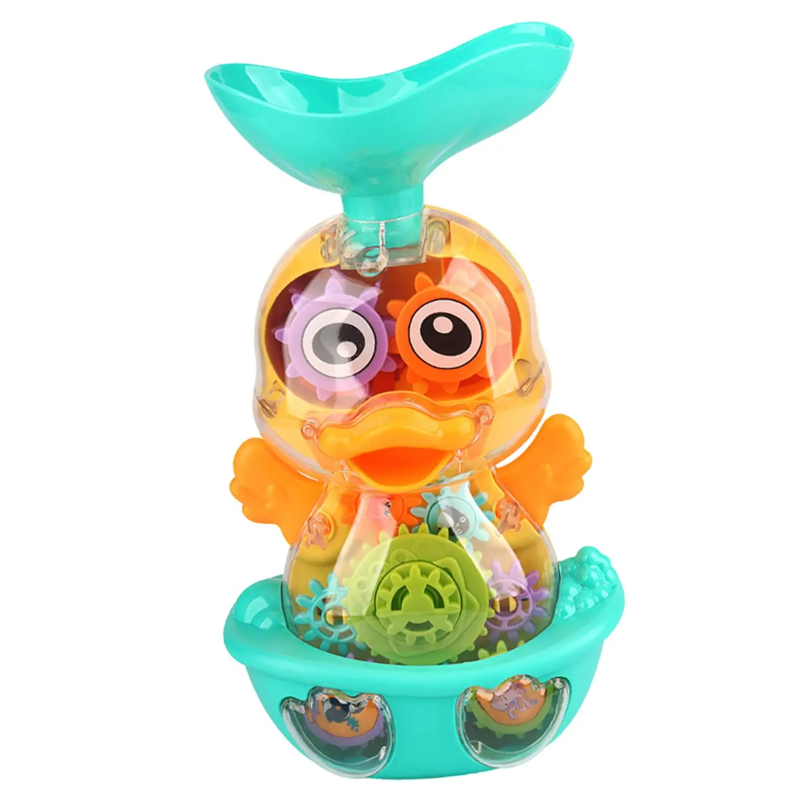 Bath Bathtub Toys Durable Developmental Gear Toy Interactive Toys Swimming Bath Toys Duck Spray Water Toy for Kids Holiday Gifts