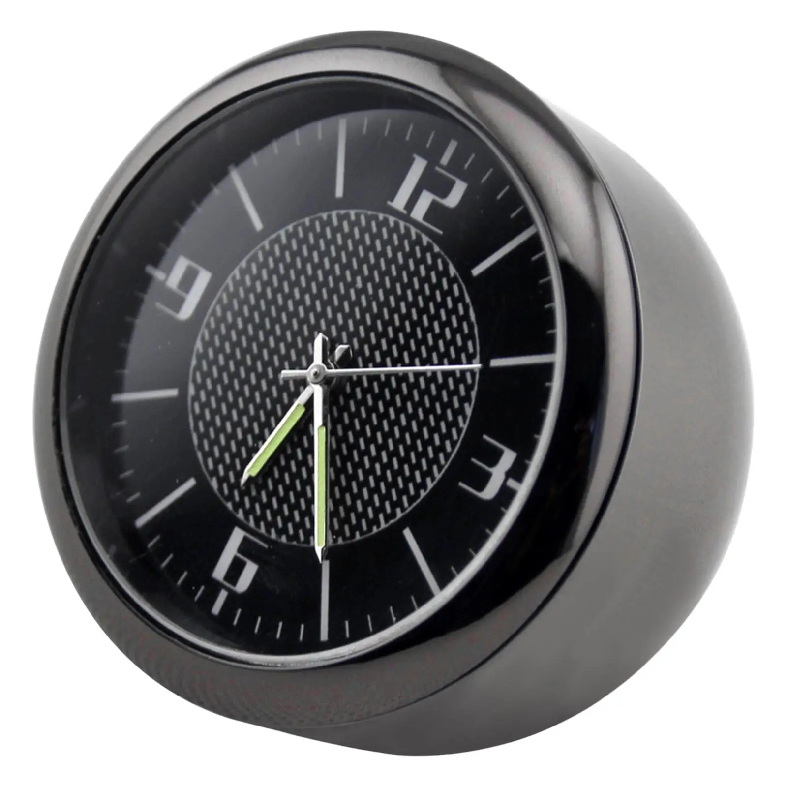 small Clock, Luminous Clock car Accessories pocket Decoration round Conditioner