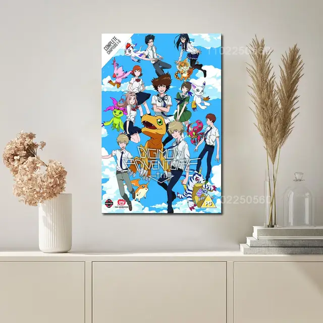 Digimon Adventure Tri Anime Silk Print Wall Art Home Decor - POSTER 20x30
