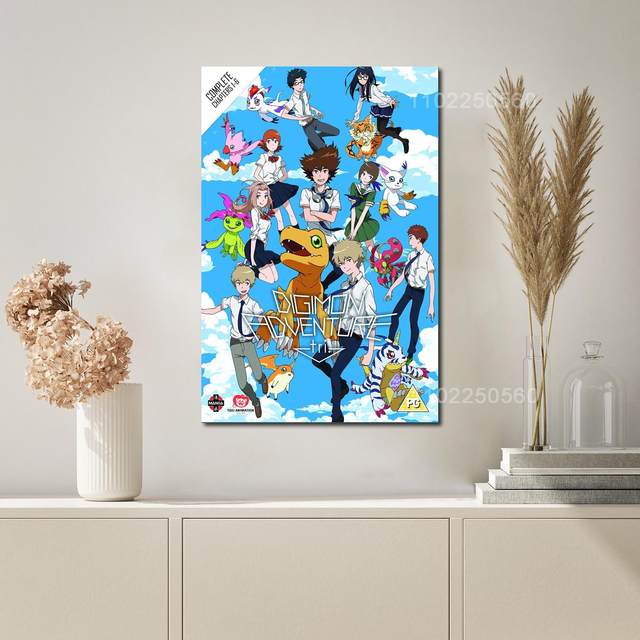 Digimon Adventure Tri Anime Silk Print Wall Art Home Decor - POSTER 20x30