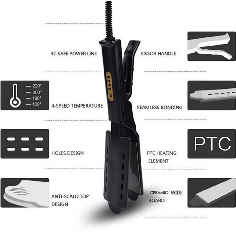 Title 6, 2 In 1 Hair Straightener And Curling Iron Ceram...