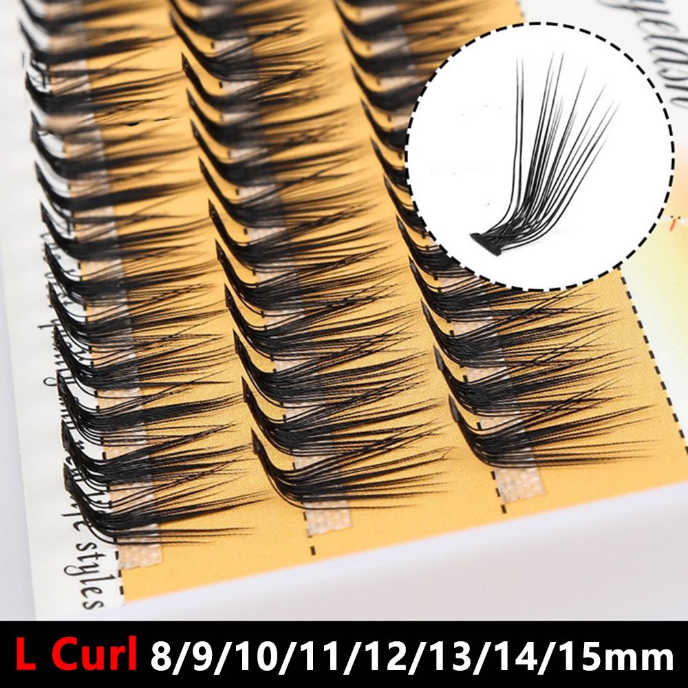 Best of New L Curl Mink False Eyelash 60 Clusters Lashtray For Makeup 10D / 20D Eyelashes Extensions Individual Handmade Eye Lashes Reviews & Tips