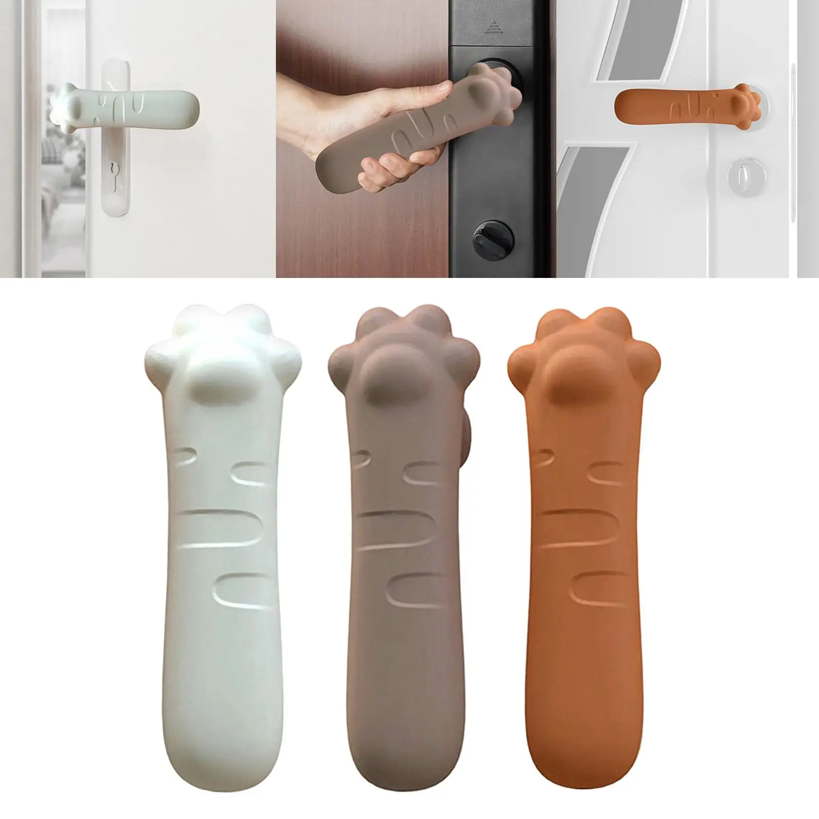 Silicone Door Handle Protective Cover Baby  for School Office
